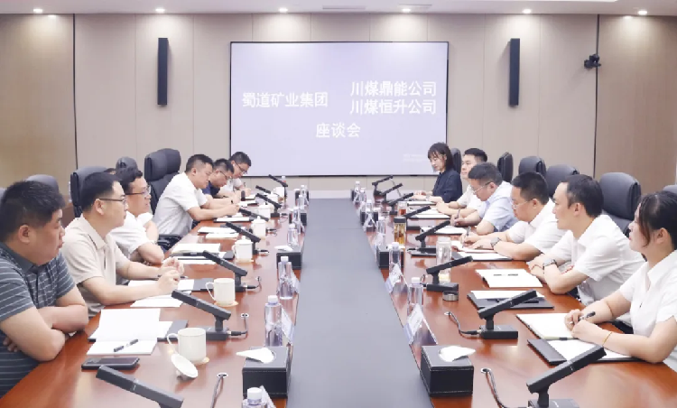 9.17蜀道矿业集团与川煤鼎能公司 川煤恒升公司举行座谈.png