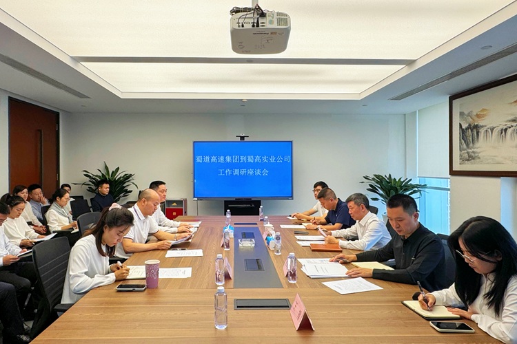 蜀道高速集团到蜀高实业公司开展调研指导.jpg